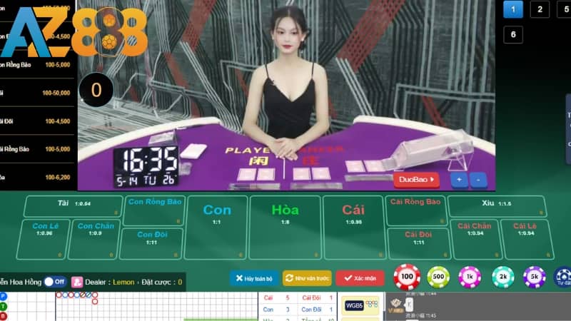 Các cửa đặt cược bài baccarat phổ biến hiện nay