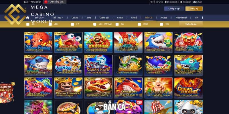 Bắn cá là sảnh cược sôi đông đối với hàng triệu game thủ